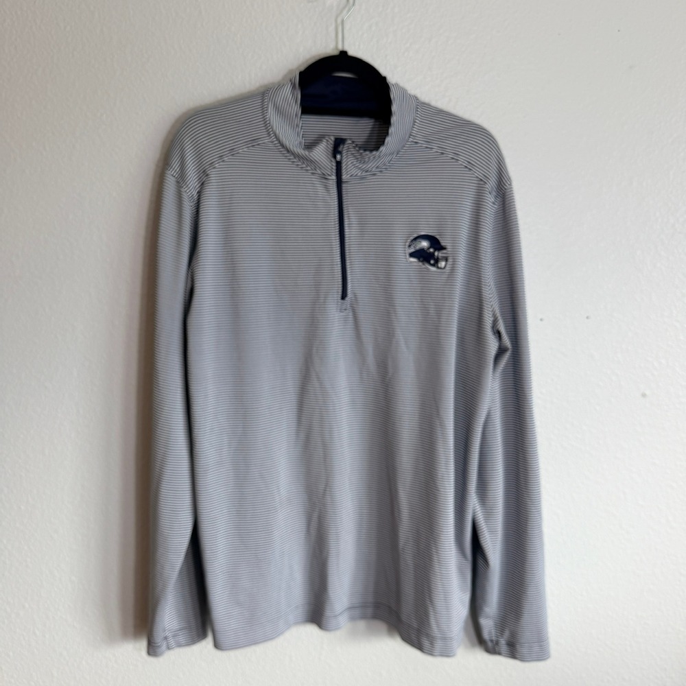 Cutter & Buck Seattle Seahawks Quarter Zip Pullover Mens LT Large Tall BCK01258